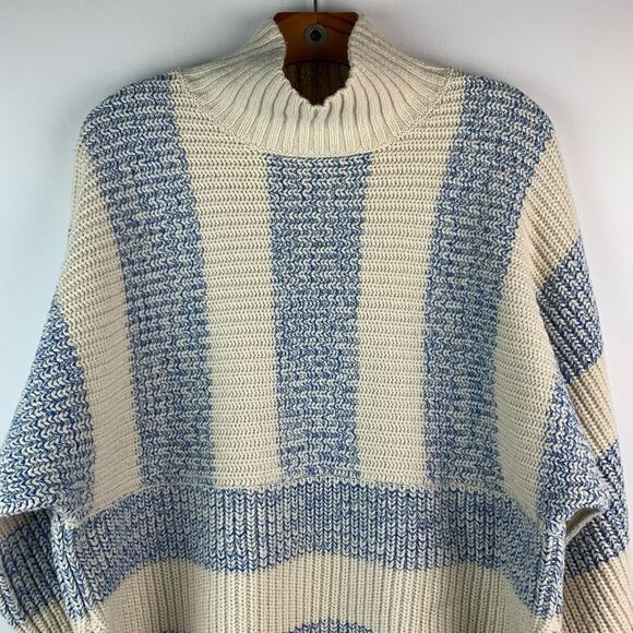 Reiss Women’s Astrid Striped Oversized Jumper Wool blend Knitted Sweater Small - Picture 2 of 13